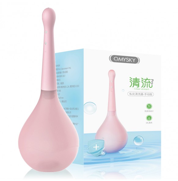 Taiwan OMYSKY - Cleaner Silicone Bulb Enema Ball (Pink - 150ML)